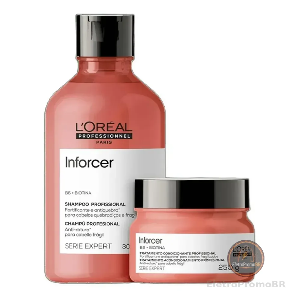 Kit Loréal Professionnel Inforcer Treat (2 Produtos) Blz Única