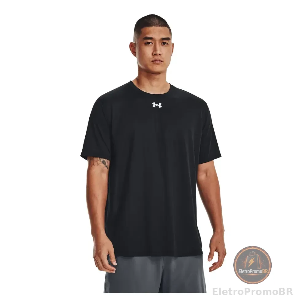 Camiseta De Treino Under Armour Team Tech Masculina Preto M