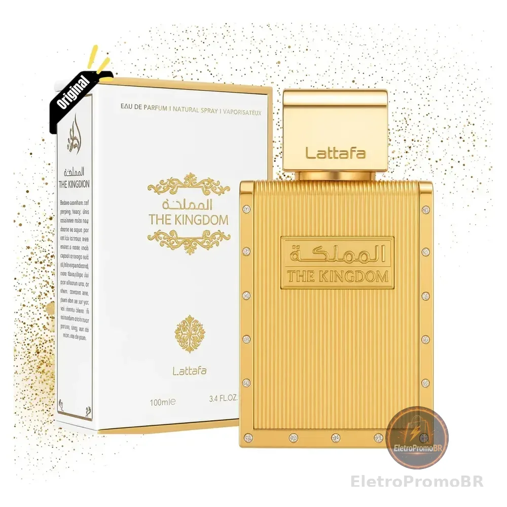 Perfume Árabe The Kingdom Eau De Parfum Lattafa 100ml Para Homens Masculino