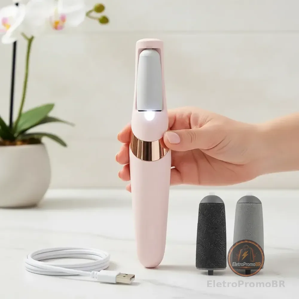 Lixa Para Pés Recarregável Spa Dos Pés 2 Potências 110v/220v 127/220v