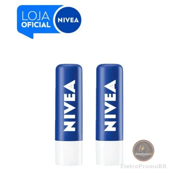 KIT NIVEA Hidratante Labial Original Care 4,8g - 2 unidades