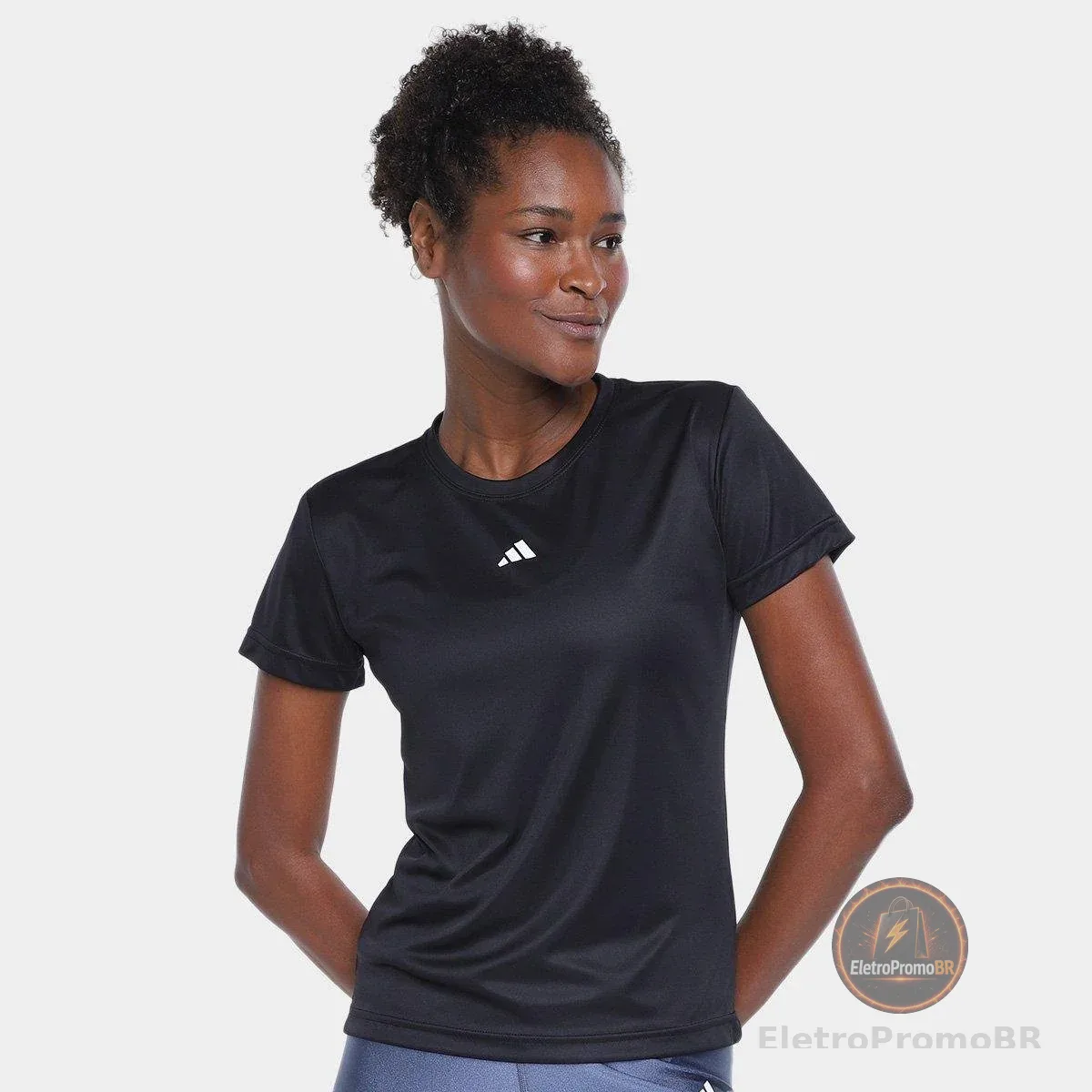 Camiseta Adidas Treino Básica Feminina