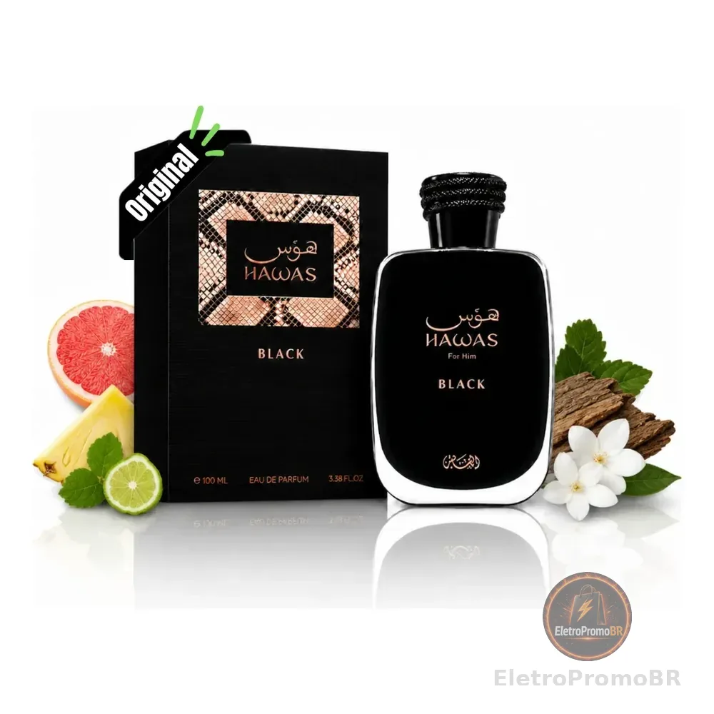 Perfume Masculino Rasasi Hawas Black 100ml Original
