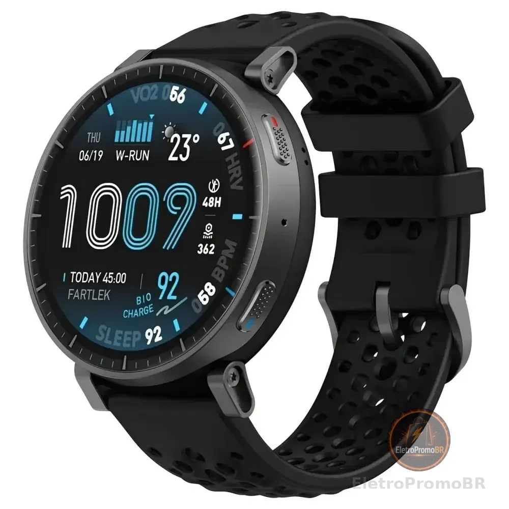 Relógio Amazfit Active Max Smartwatch Lançamento Original Black