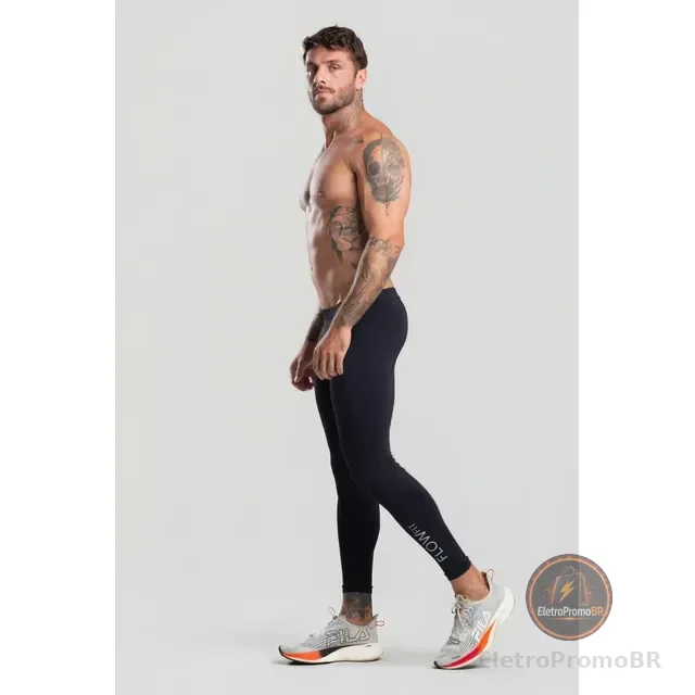 Calça Legging Compressão Masculina Flowfit Suplex Poliamida
