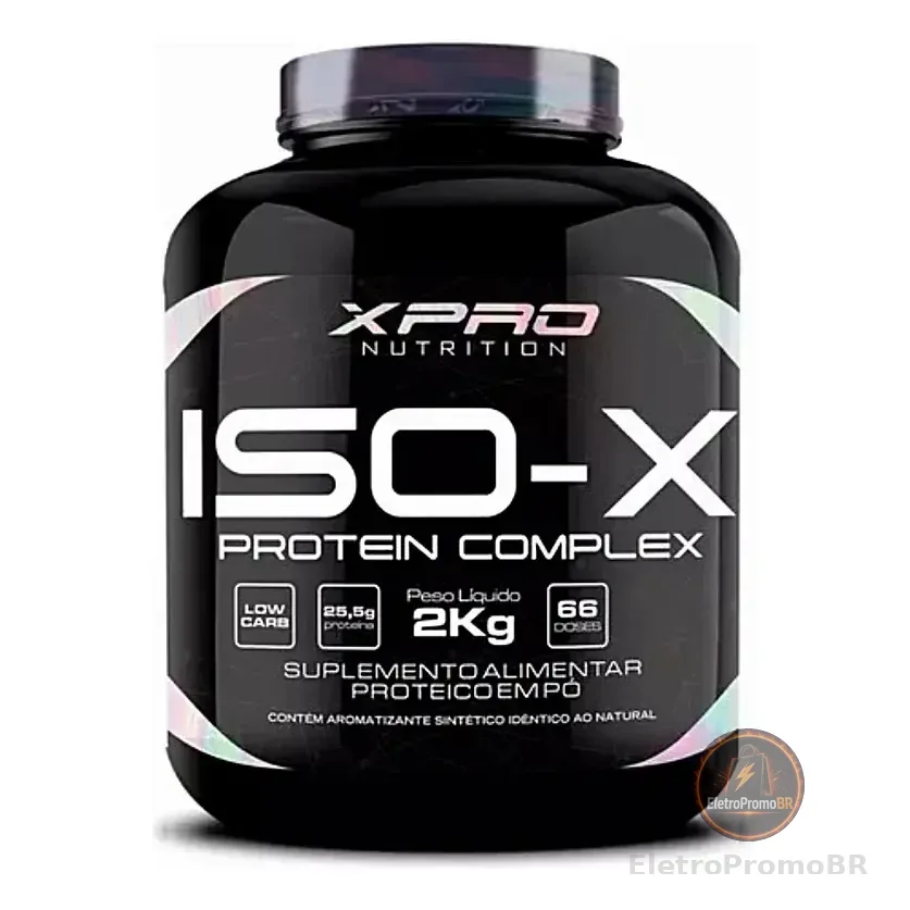 Xpro Nutrition Proteínas Xpro Nutrition Whey Protein Whey Protein Isolado Iso-x Pó Morango