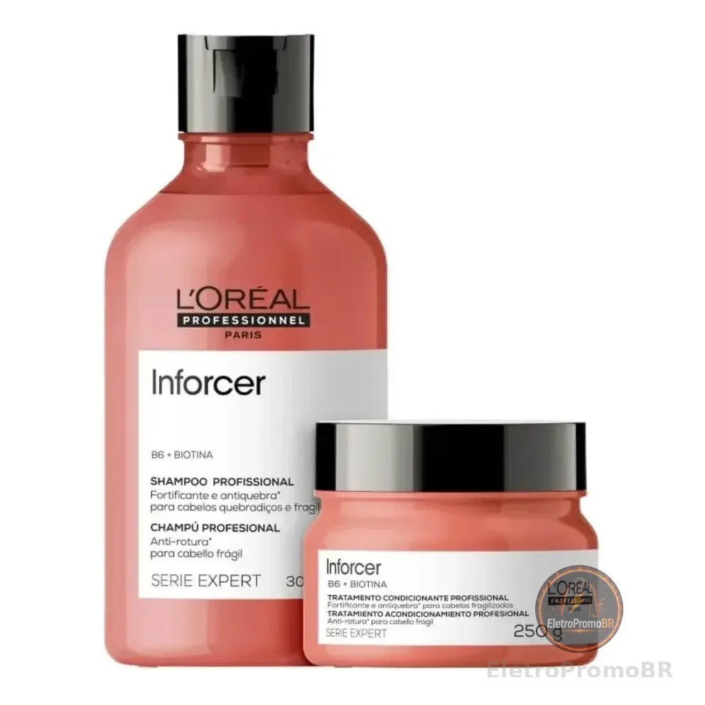 L'oréal Professionnel Inforcer Kit Shampoo + Máscara 250ml