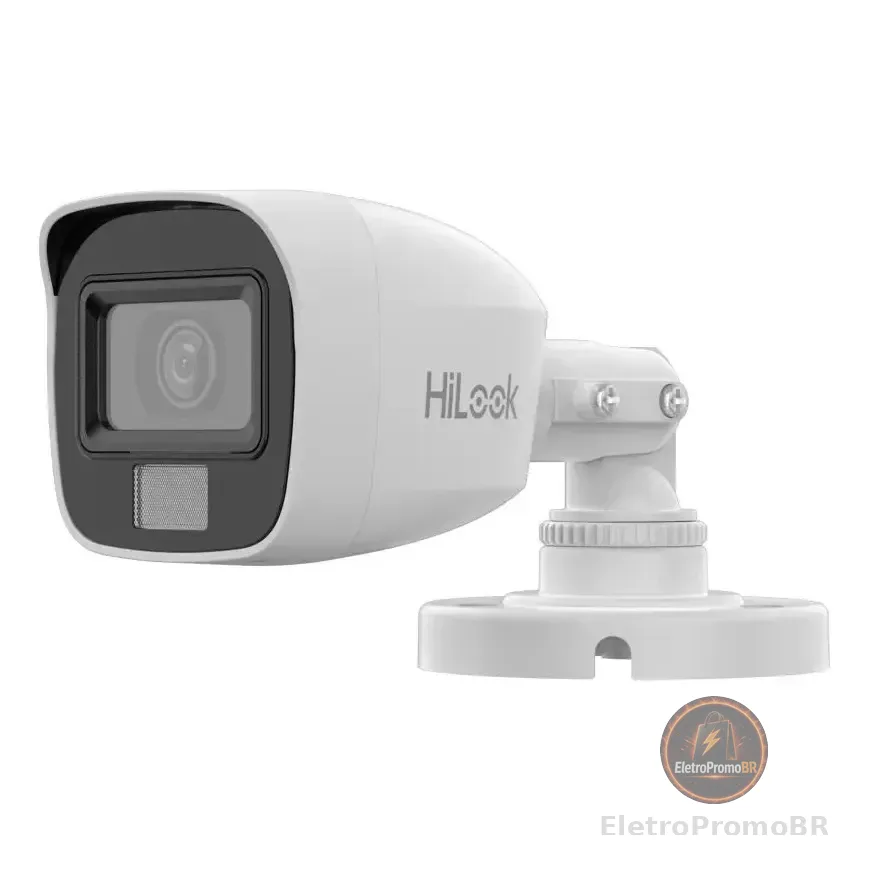 Câmera Bullet Thc-b127-lpc Fixa Luz Dupla 2mp Hikvision Branco