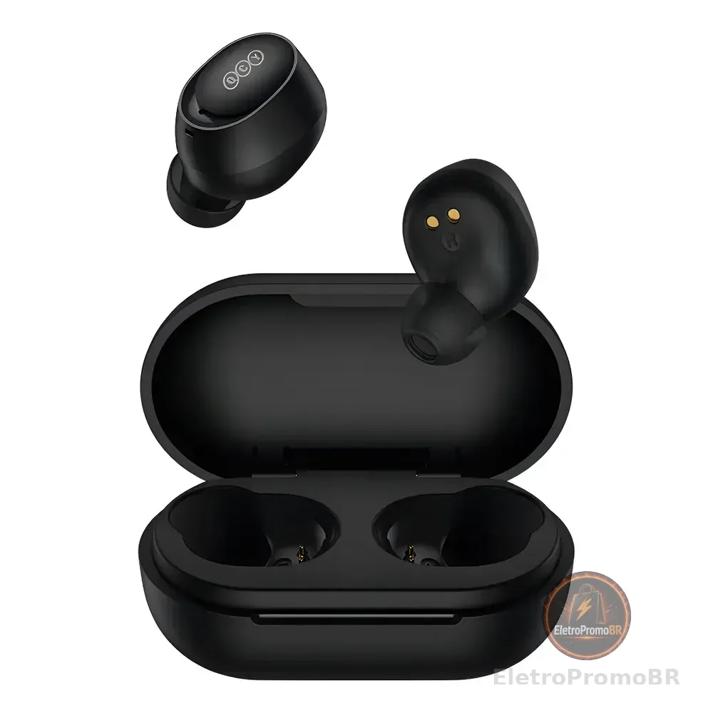 Fone Qcy T27 Arcbuds Lite Bluetooth 5.3 Cor Preto