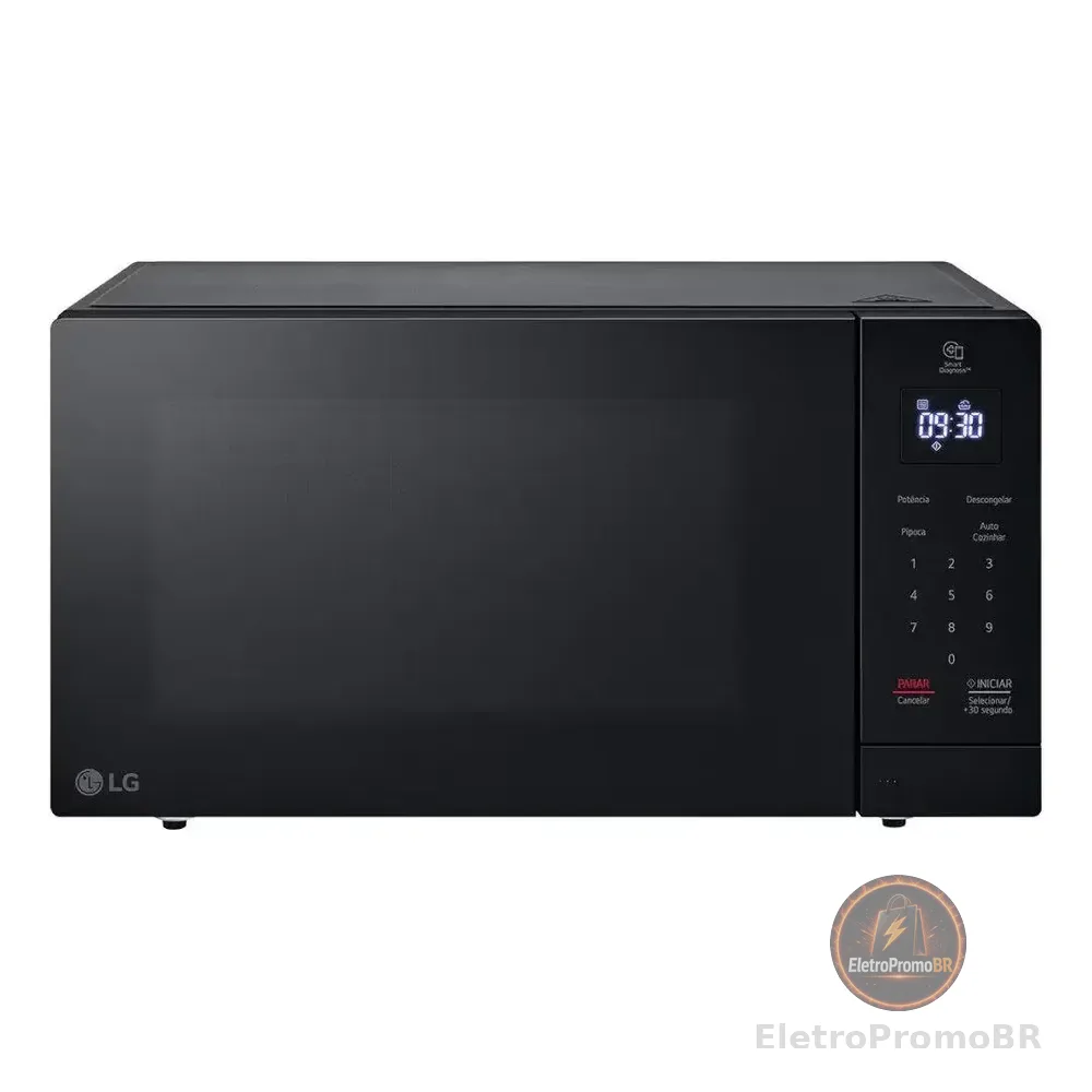 Micro-ondas Neochef LG 30l Preto Limpa Fácil - 220v