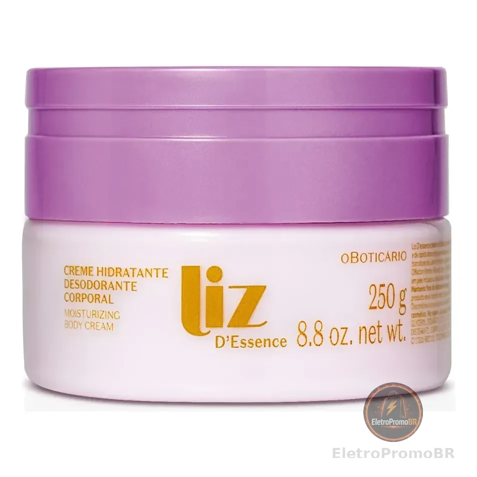 O Boticário Liz Dessence Creme Hidratante Desodorante 250g