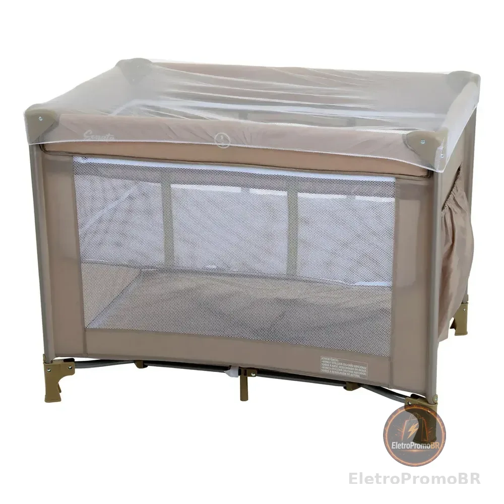 Berço Sonata Beige Recém Nascido Burigotto Bege
