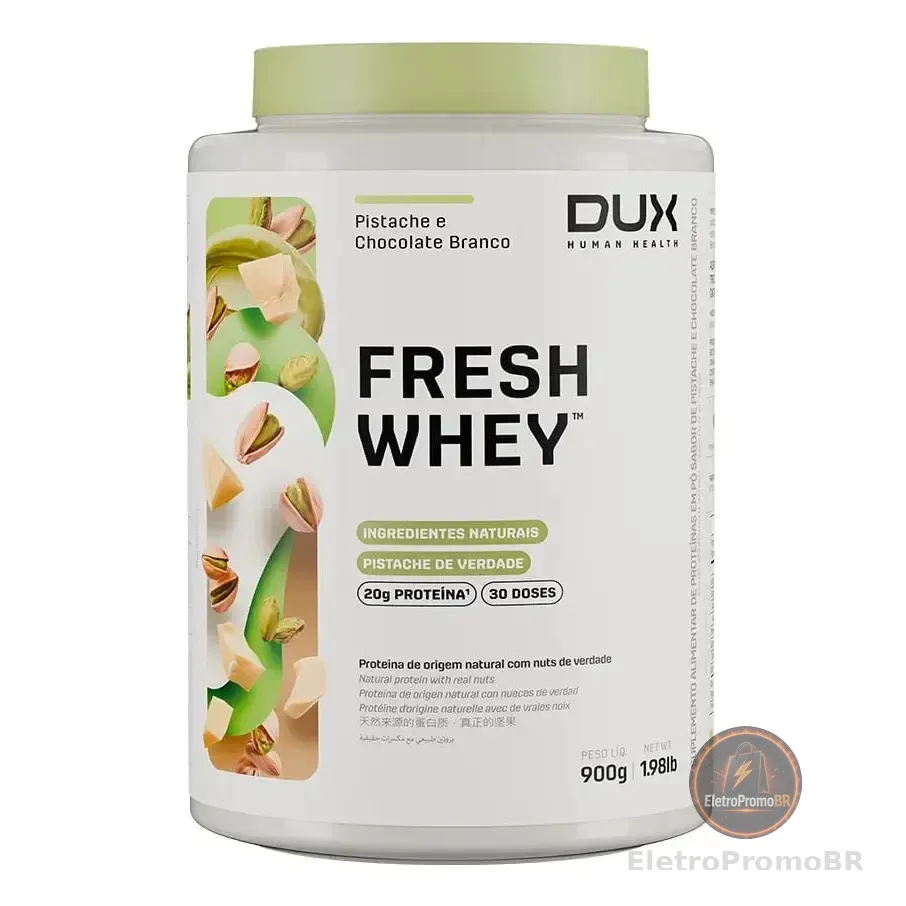Freshwhey Pistache E Chocolate Branco - Pote 900g