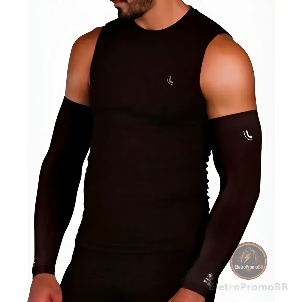 Manguito Lupo Protetor Solar Uv 50 Unisex 15002-001 Cor Preto 9990 Tamanho M