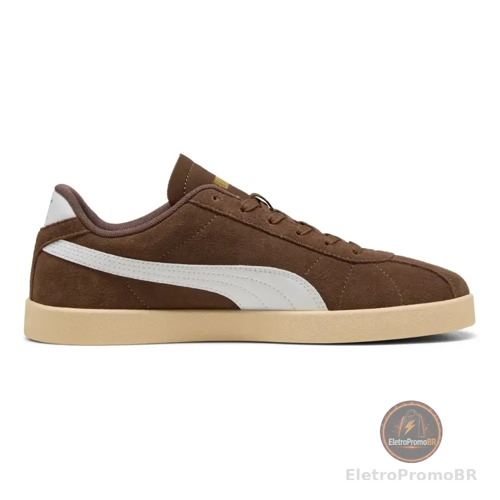 Tênis Puma Masculino 397444 Flat Bronze-puma White-puma Gold Lisa 44 Br