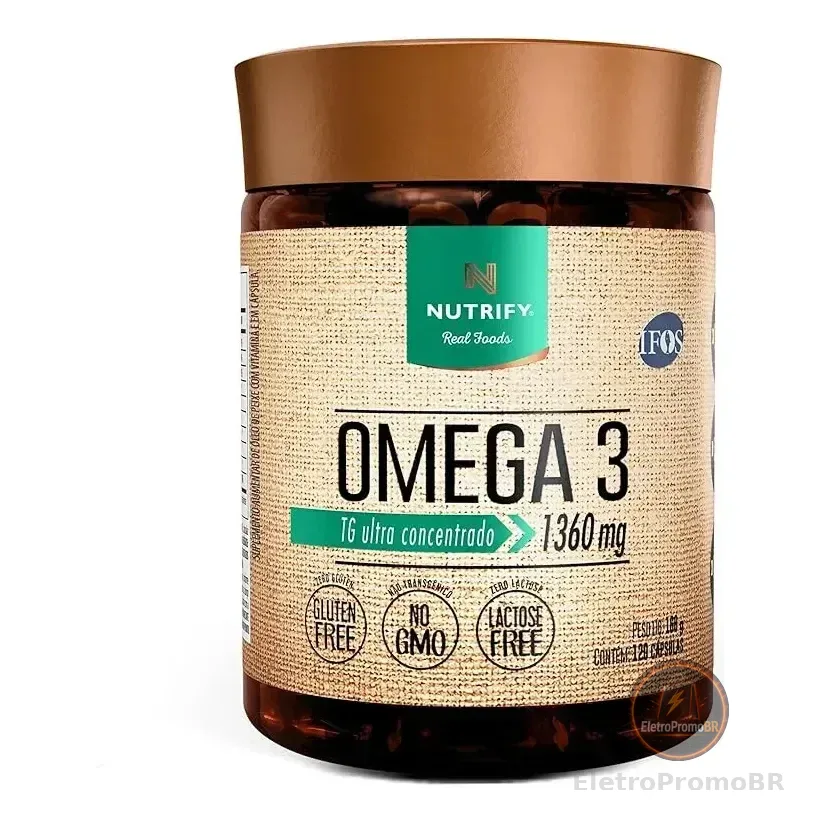 Ômega 3 Tg 1360mg Ultra Concentrado 60 Cápsulas Nutrify Neutro