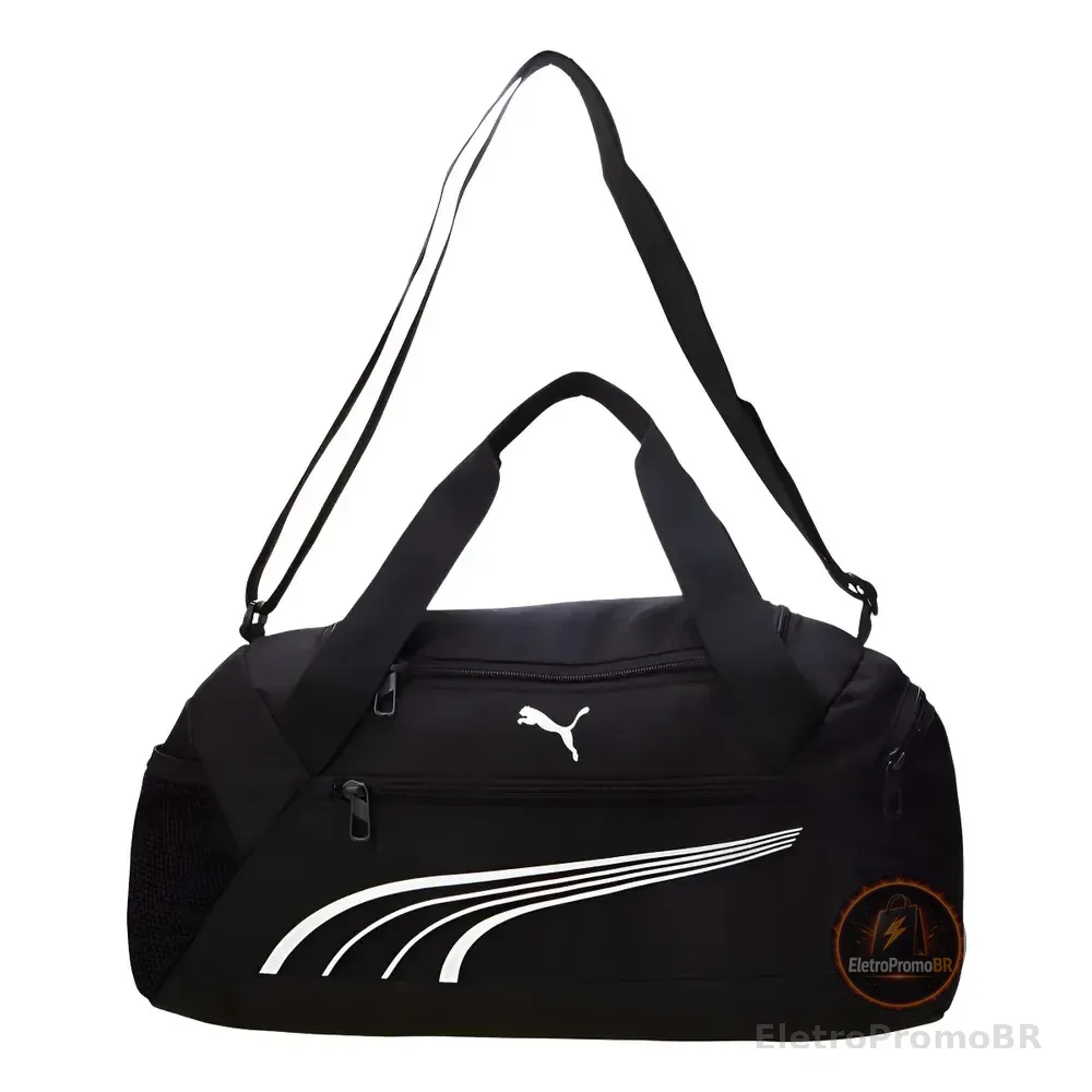 Bolsa Esportiva Feminina Fundamental Extra Small Sports Puma Cor Preto Liso