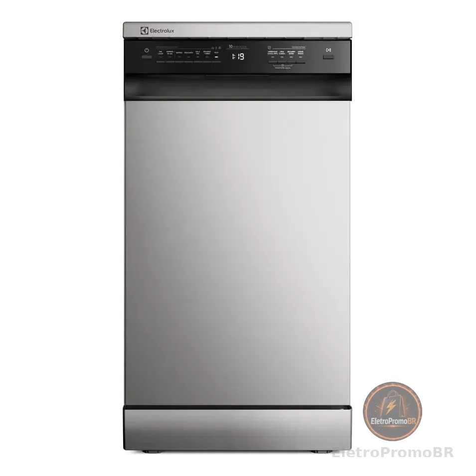 Lava-louça Electrolux 10 Serviços Inox Lava E Seca 50' Ls10e Prateado 127v