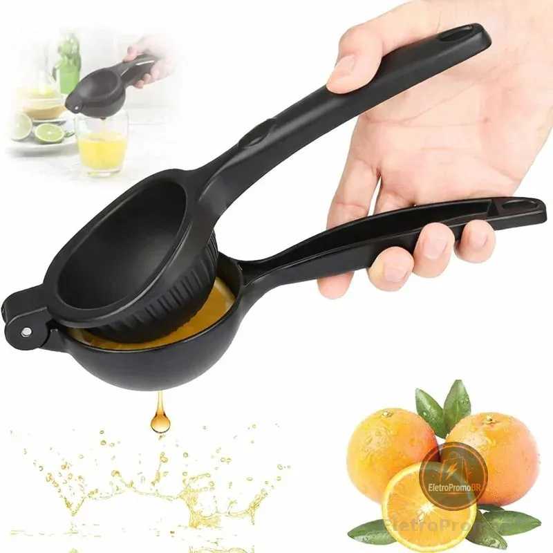 Espremedor De Limão Profissional Preto