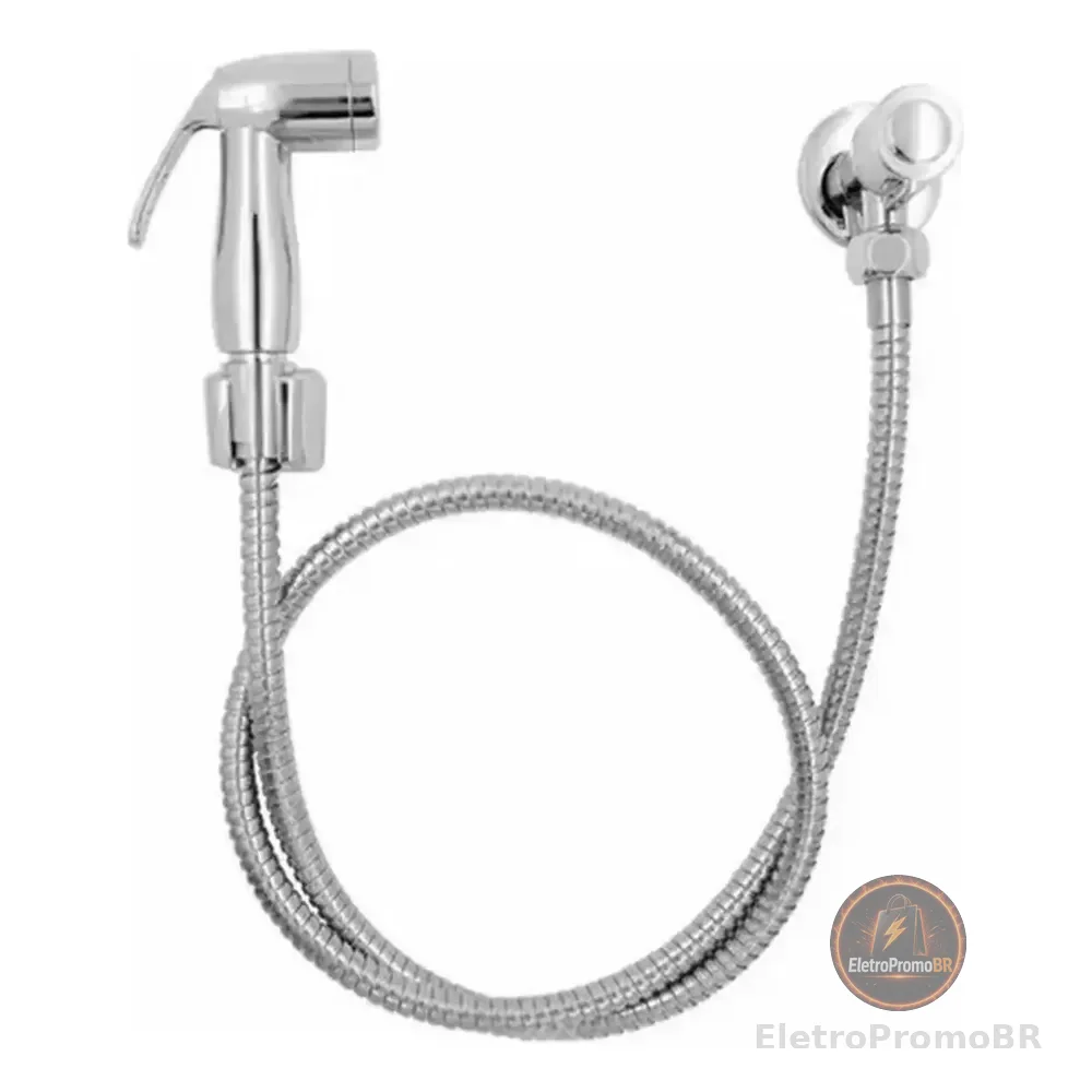 Ducha Higiênica Banheiro Alavanca C-72 Luxo Cromado Banheiro Acionamento 1/4 De Voltas