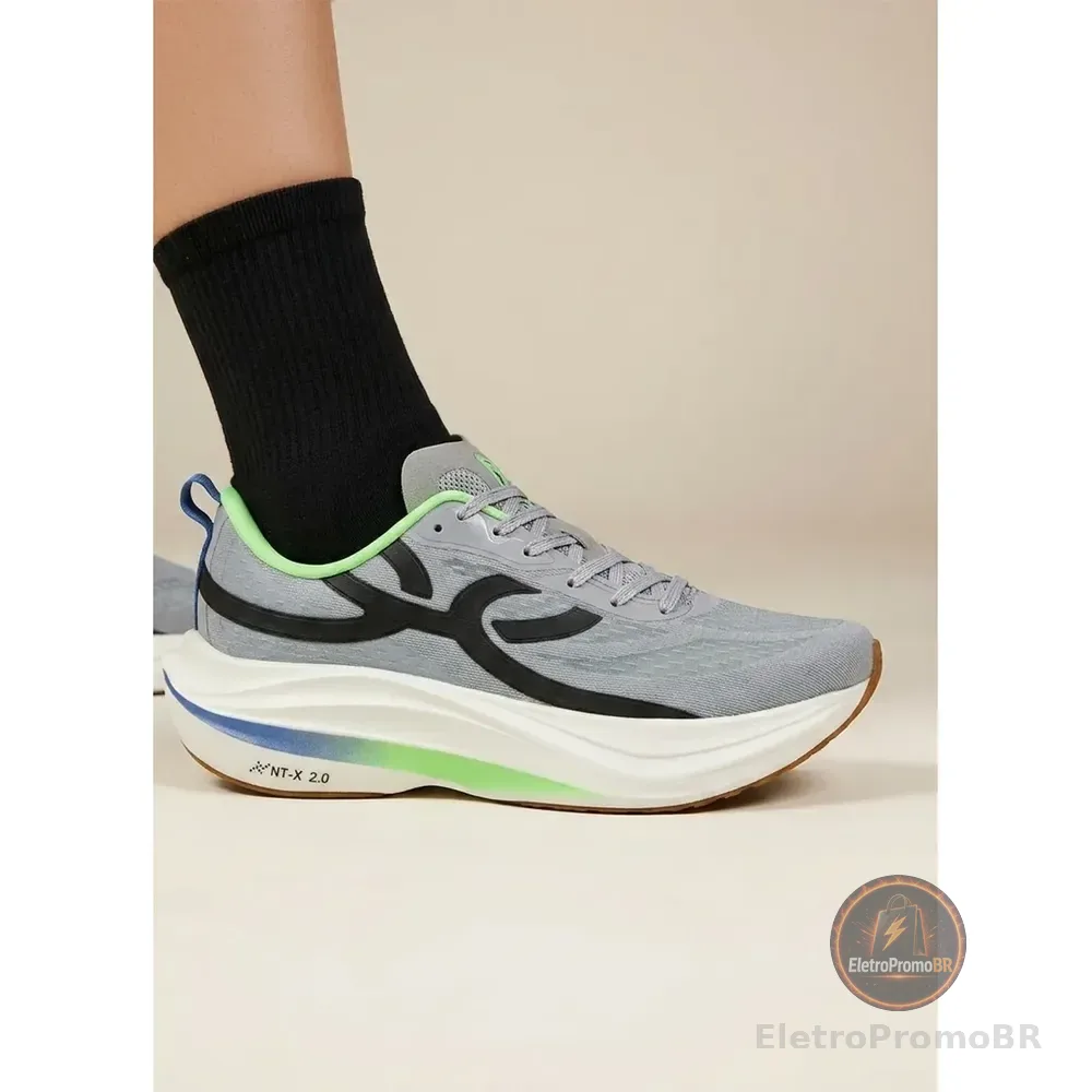 Tênis Olympikus Corre Turbo Corrida Caminhada Academia Cnz-vrd 41 Br