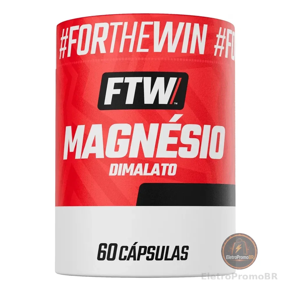 Magnésio Dimalato Pote 60 Capsulas - Ftw Sem Sabor