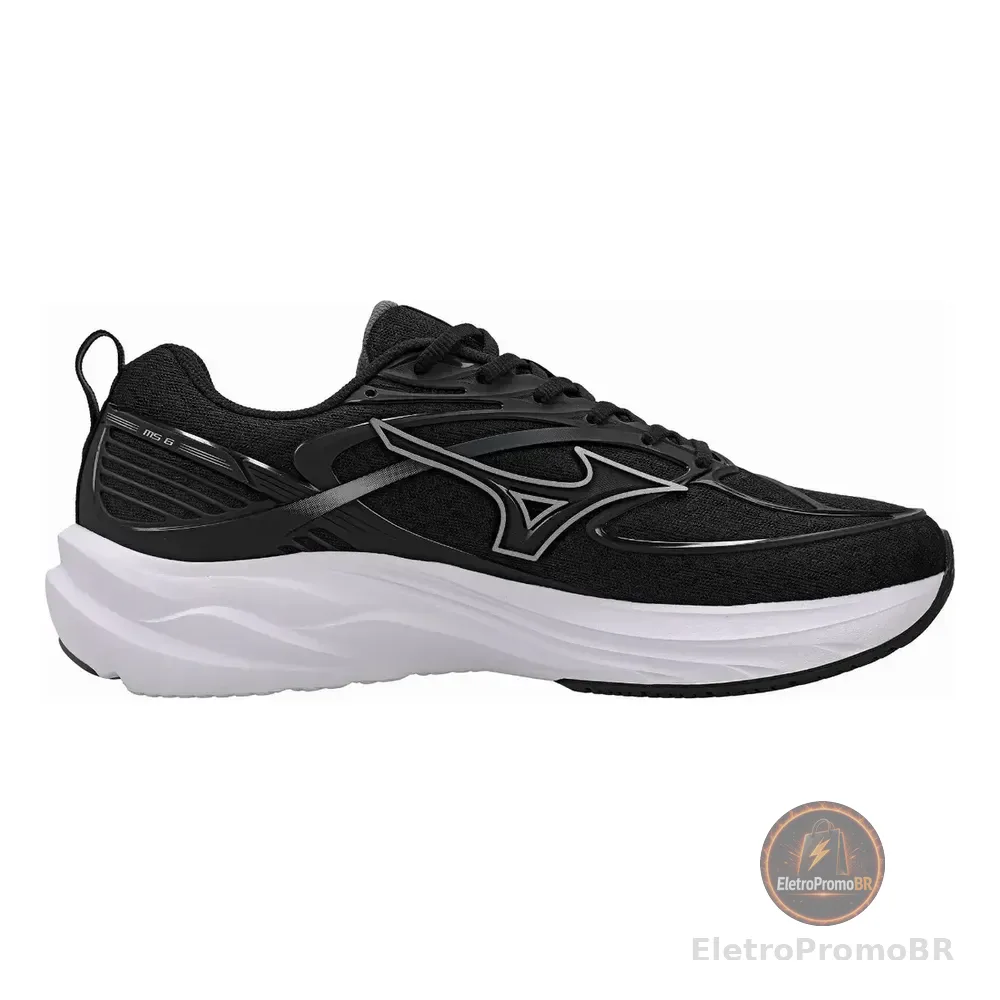 Tênis Masculino Space 6 Mizuno 90-preto Lisa 43 Br