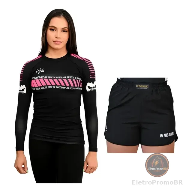 Bermuda Luta E Rash Guards  Jiu Jitsu E Fitness