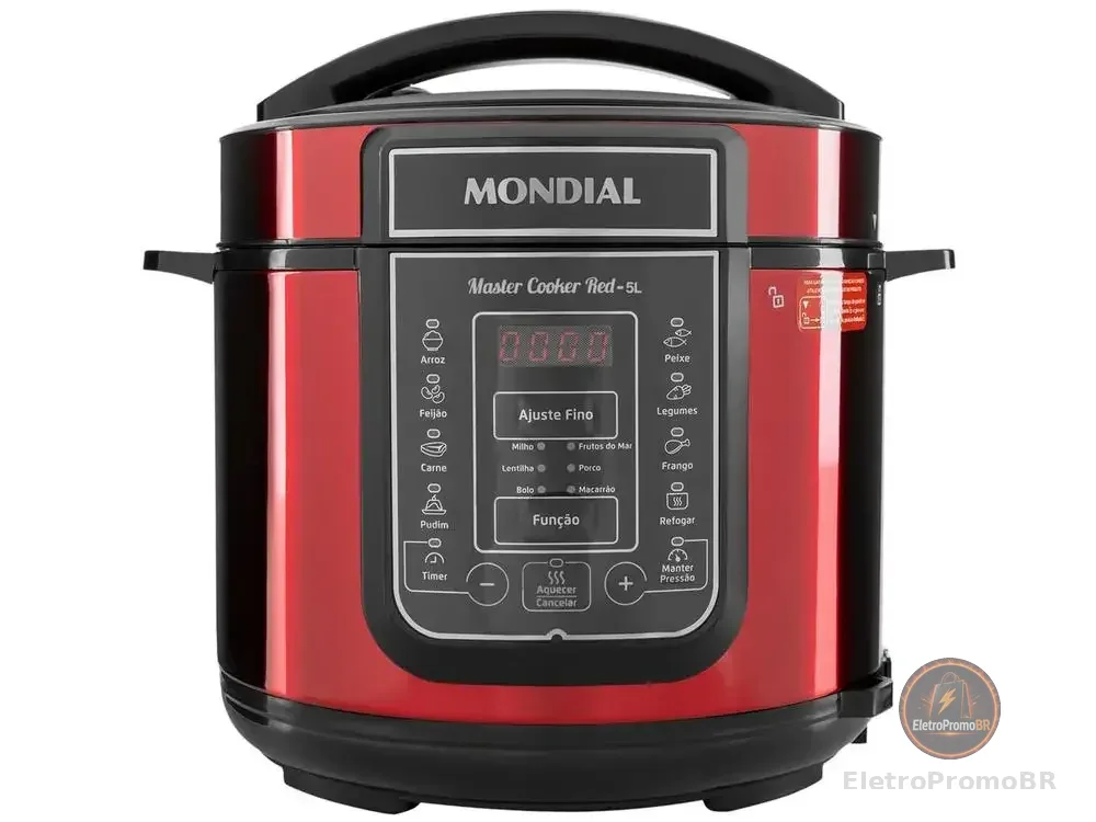 Panela de Pressão Elétrica Digital Mondial - 110V - AliExpress 6