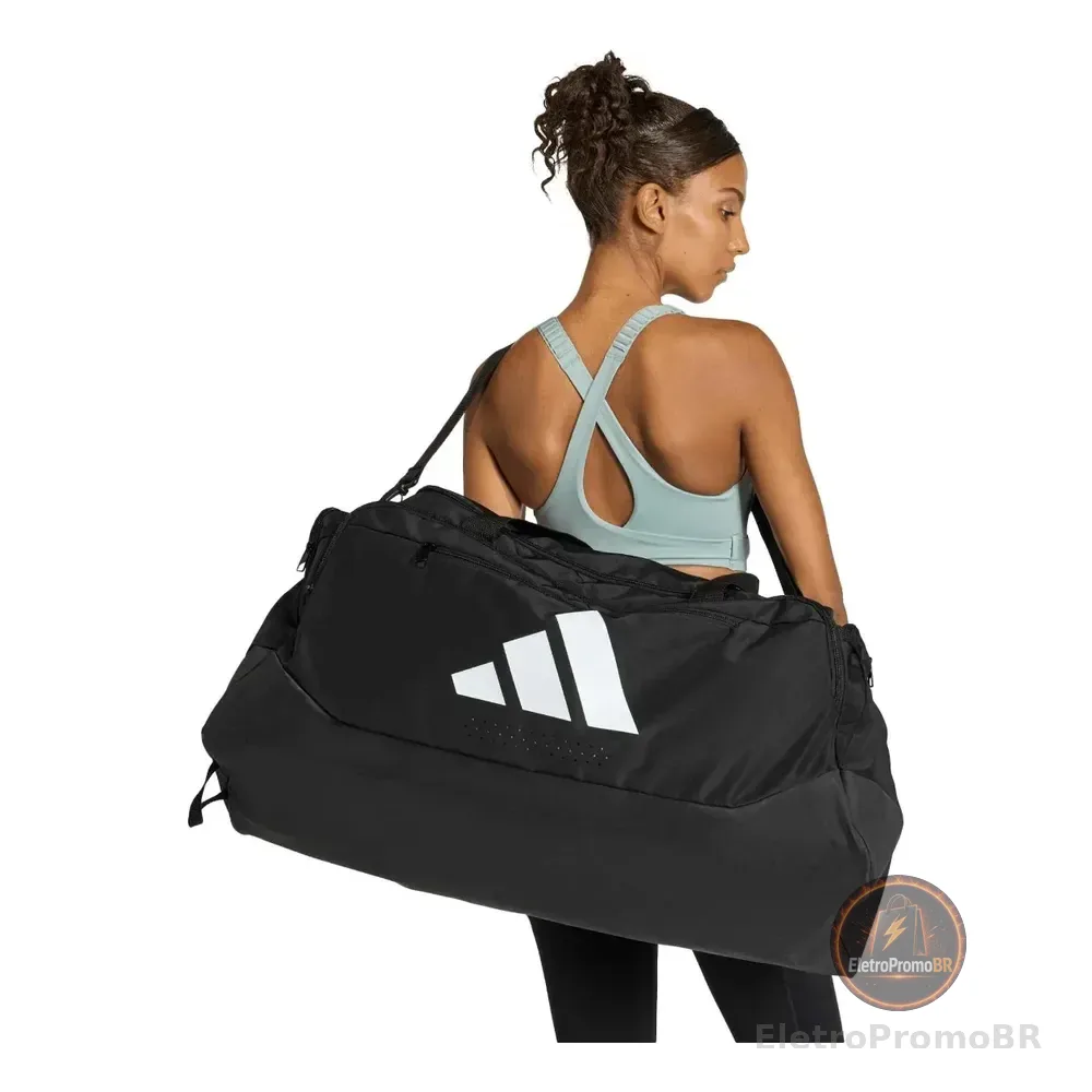 Mala Esportiva Duffel Defender 94 L adidas Preto Liso