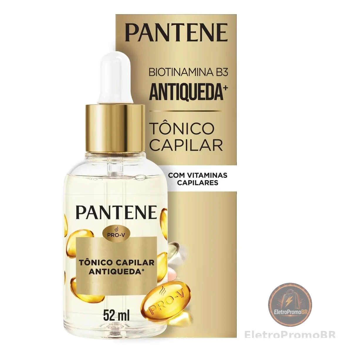 Tônico Capilar Pantene PRO-V Miracles Antiqueda Biotinamina B3 52ml
