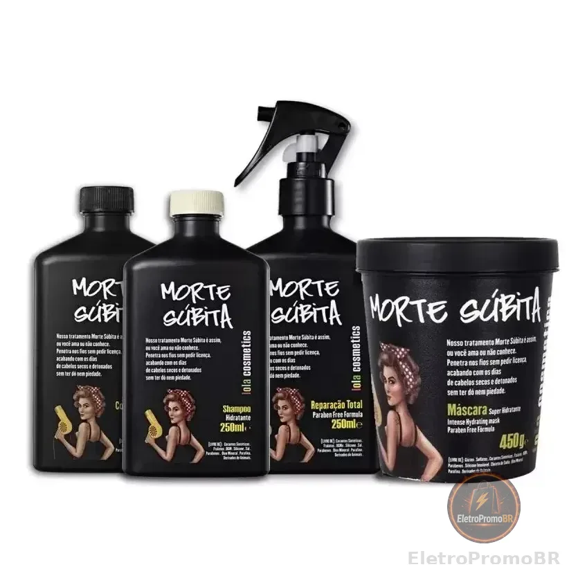 Kit 4 Produtos Morte Súbita Lola Cosmetics