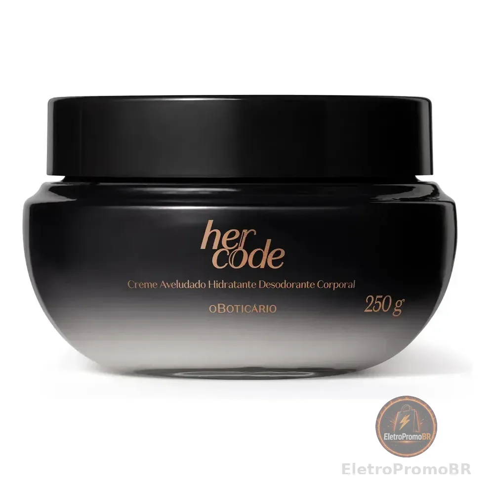 O Boticário Her Code Creme Hidratante Corporal 250g