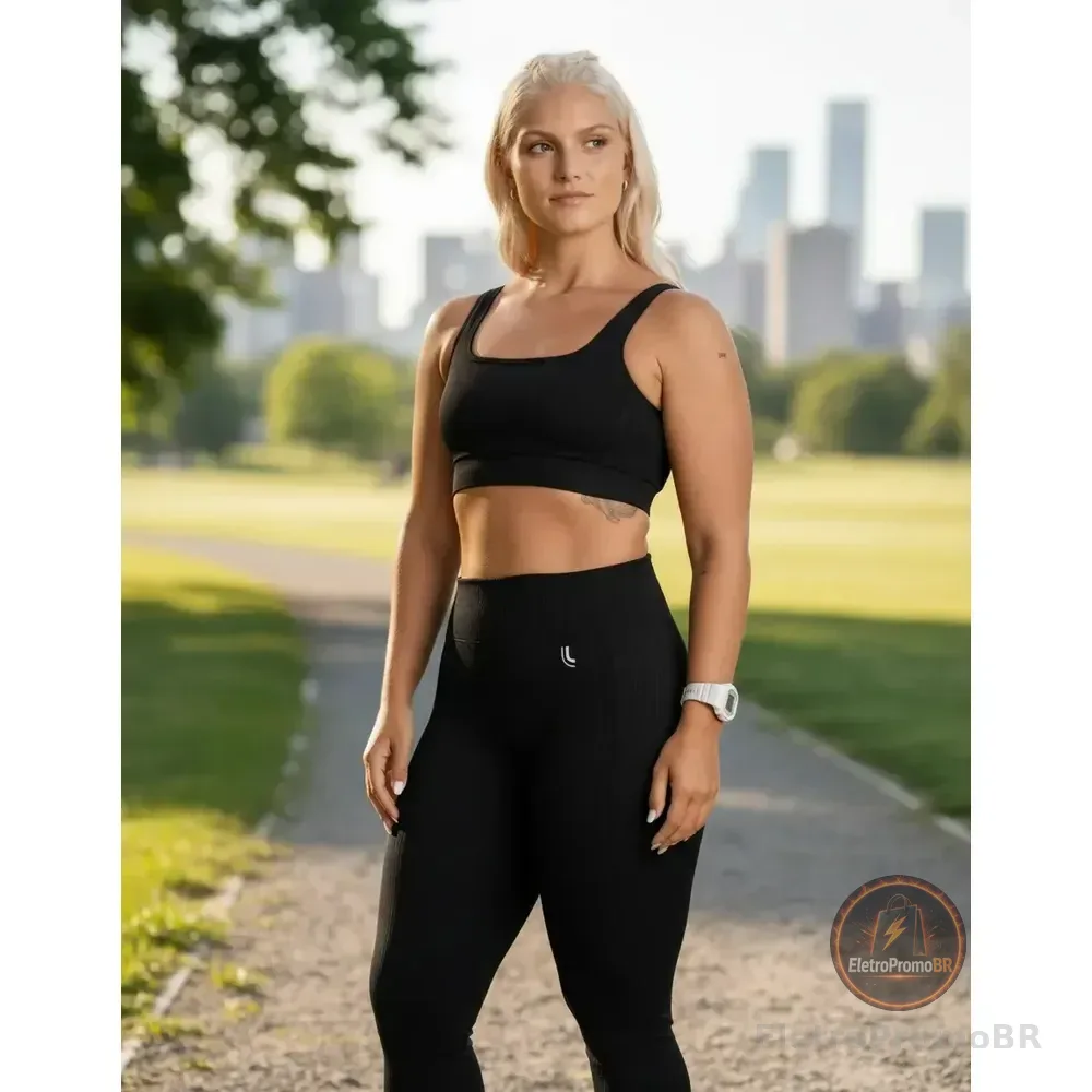 Calça Legging Lupo Max Feminino Academia Cintura Alta Treino Preto Gg