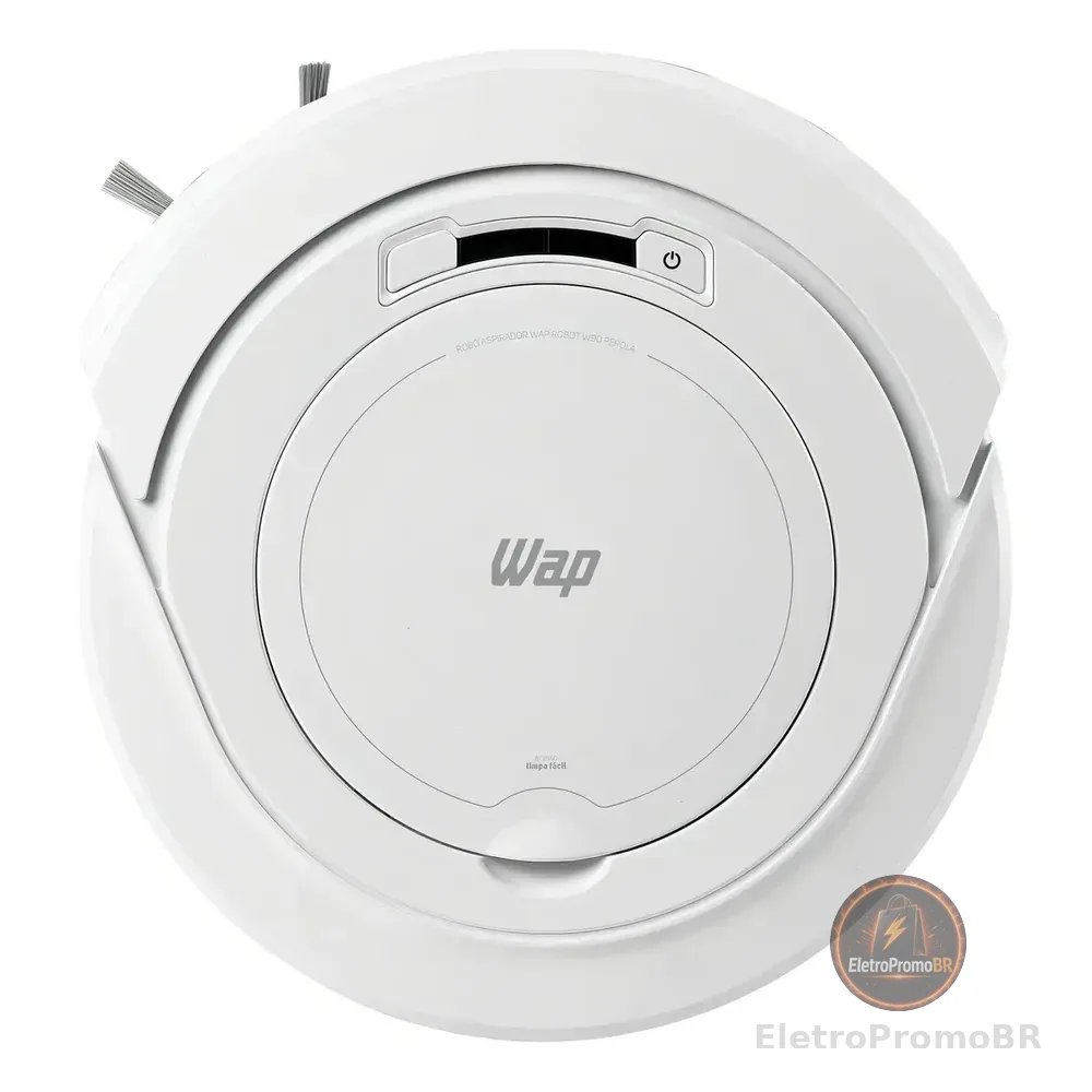 Robô Aspirador De Pó Wap Robot W90 Pérola Automático 3 Em 1 127/220v