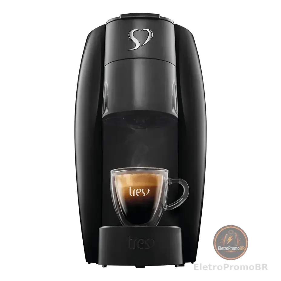 Cafeteira Espresso Lov Preta V - Tres 3 Corações Preto 127v