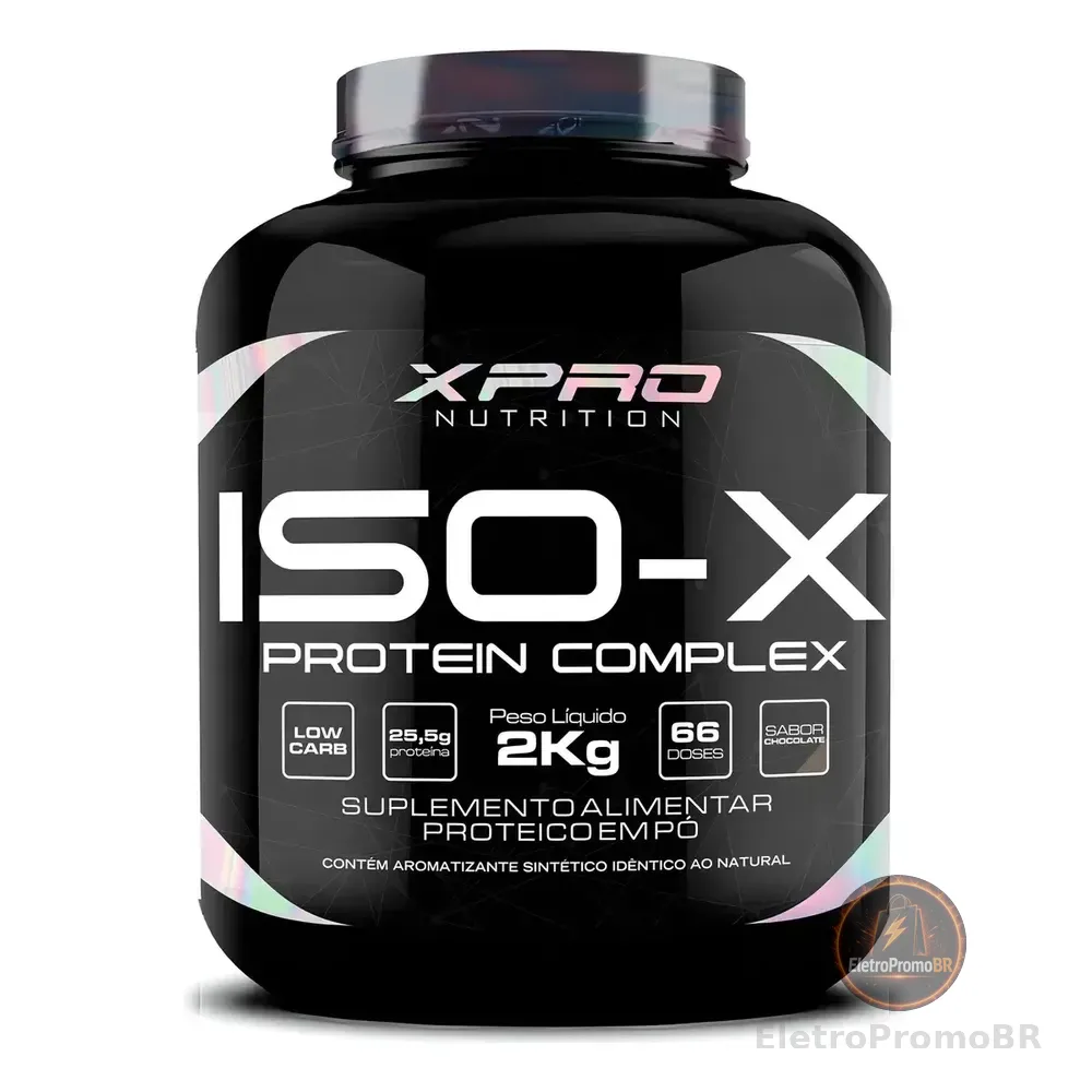 Whey 2kg Xpro Nutrition Foco Em Proteínas Ideal Dieta Low Carb Sabor Morango