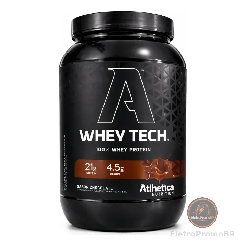 Whey Tech 900g Concentrado E Isolado Atlhetica Nutrition Chocolate