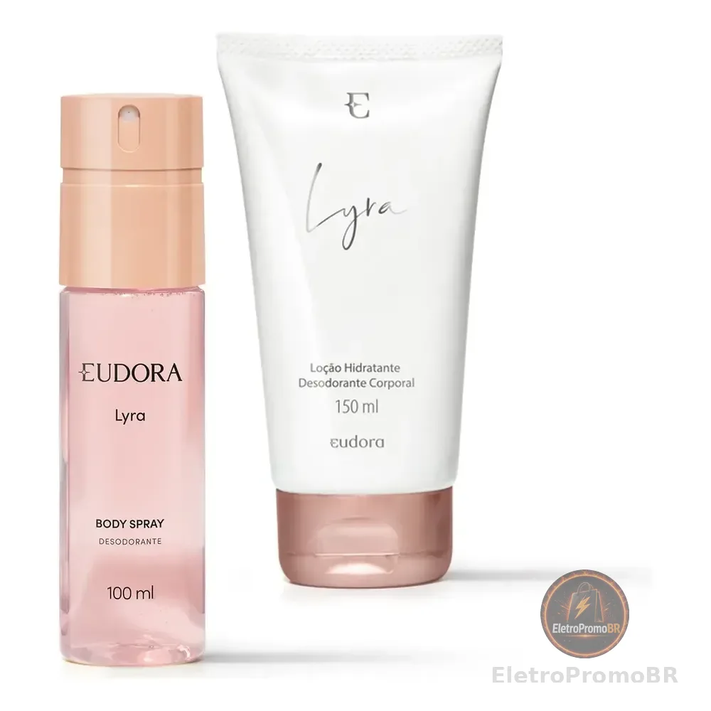 Combo Lyra: Loção Hidratante Corporal 150ml + Desodorante Bo