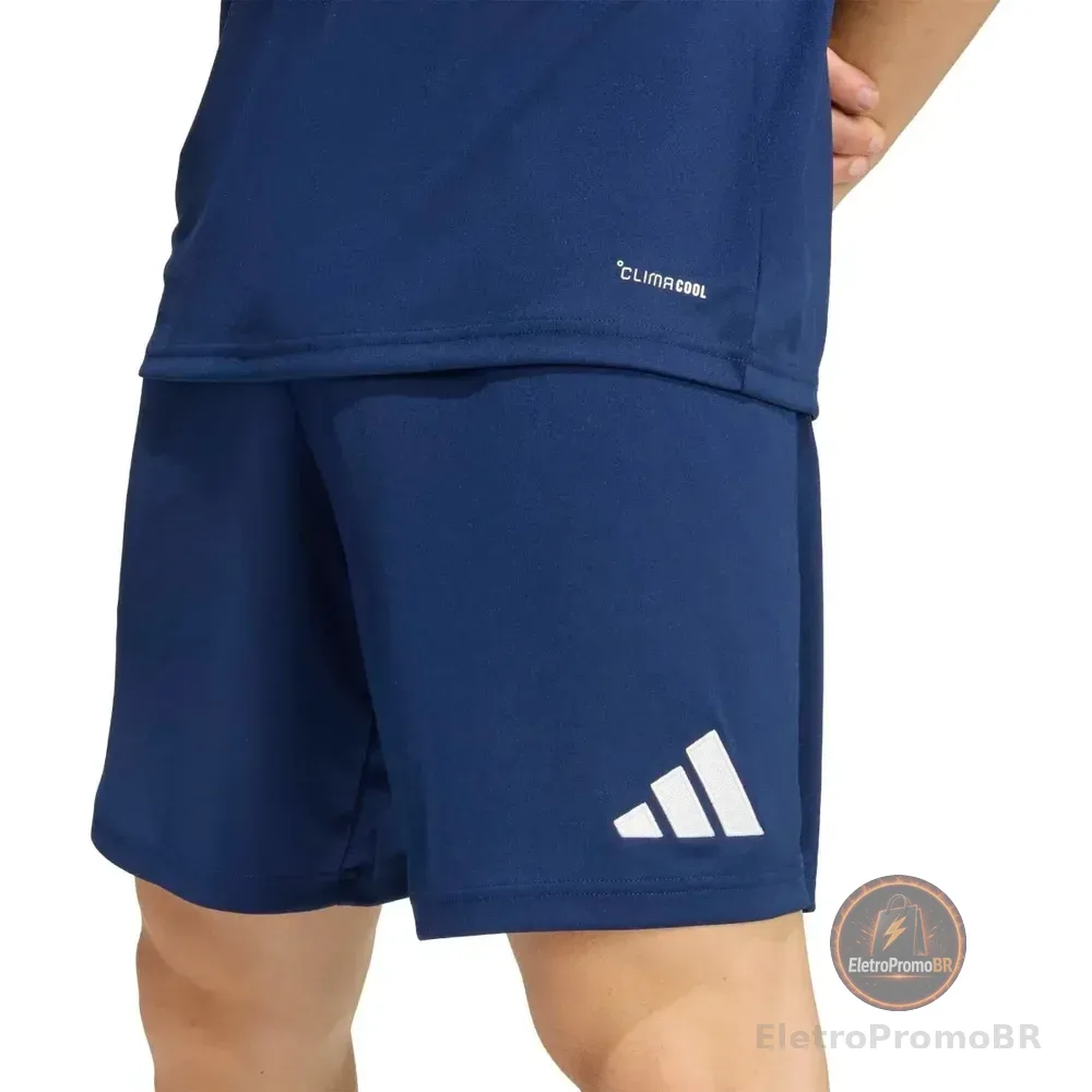 Shorts adidas Futebol Entrada26 Masculino Jz2513 Azul Lisa M