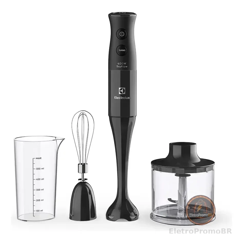 Mixer 3 Em 1 Electrolux Com Tecnologia Truflow Eib10 400w Cor Preto 127v
