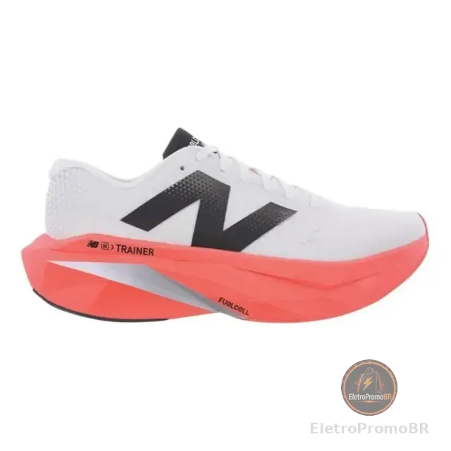 Tênis New Balance Fuelcell Supercomp Trainer V3 Masc. Branco