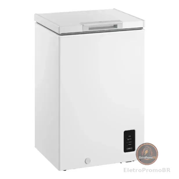 Freezer Horizontal Electrolux 95l Inverter Bivolt Uma Porta Branco (hb100) Bivolt 127/220v