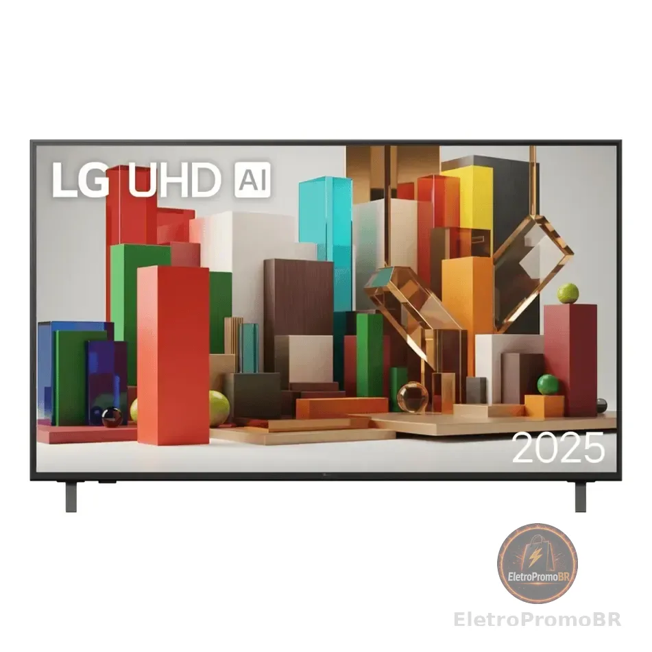 Smart Tv Profissional 4k 43" LG Uhd 43au801 Processador 7 Ai Ger8 Super Upscaling Google Cast Alexa Integrado Controle Ai Smart Magic Webos 25