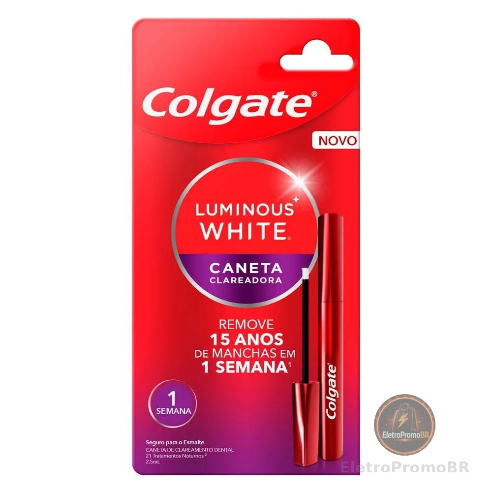 Colgate Caneta Clareadora Dental Luminous White Gloss 2.5ml