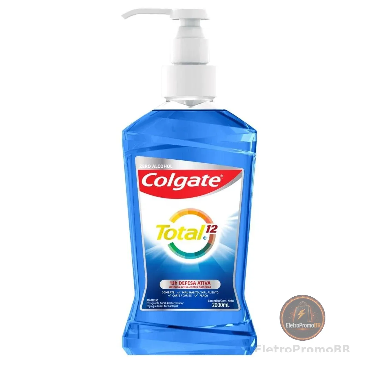 Enxaguante Bucal Colgate Total 12 Clean Mint 2000ml