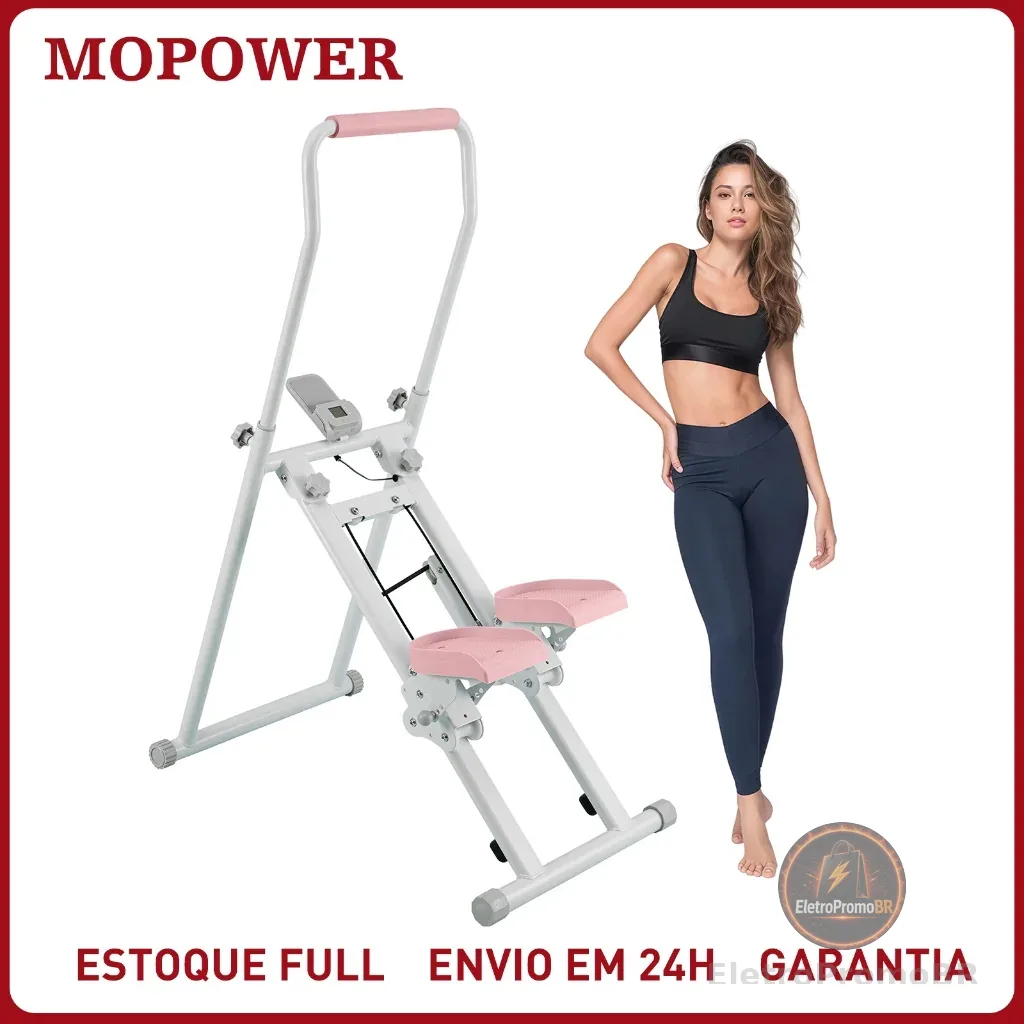Simulador De Escada Stepper Dobrável Com Visor LED Aparelho De Ginástic