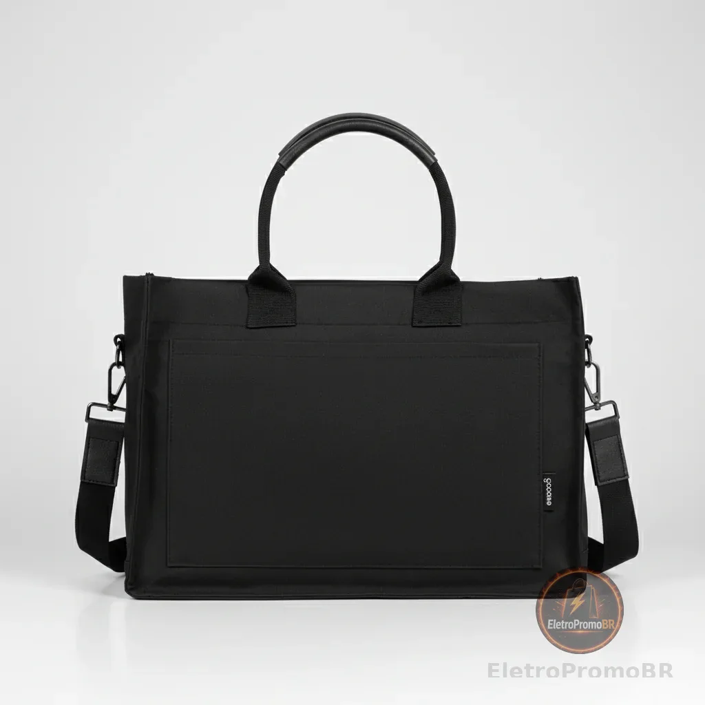 Bolsa Tote Mini Feminina Gocase Minimalista com Porta-Notebook Executiva Trabalho e Faculdade