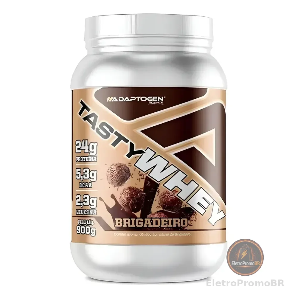 Suplemento Tasty Whey Adaptogen Science Whey Protein 3w Gour Brigadeiro