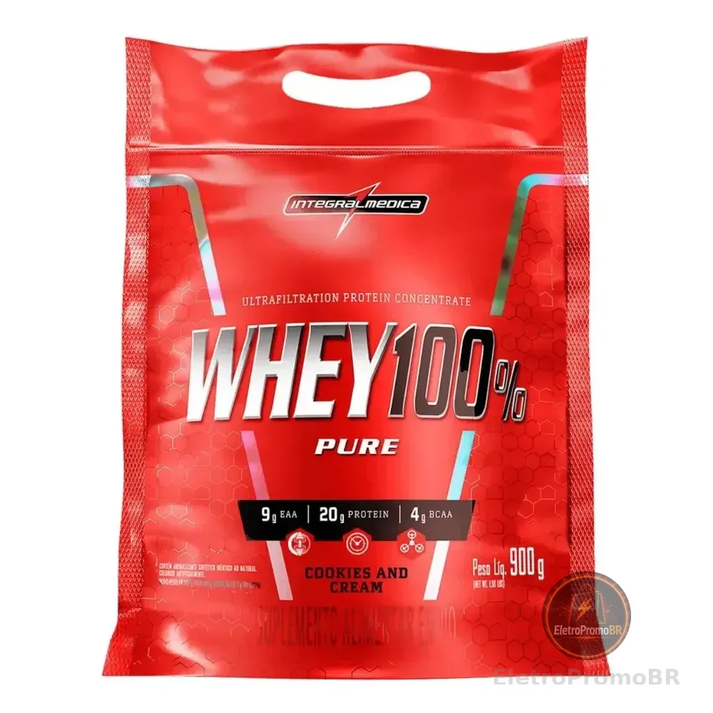 Whey 100% Pure Integralmédica De Cookies And Cream  907g